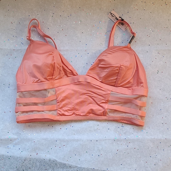 BUY 1 GET 1 FREE VICTORIA SECRET ORANGE SATIN BRA - Picture 2 of 10